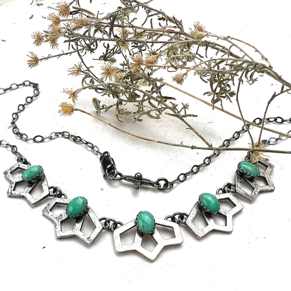 Linked Sage Necklace