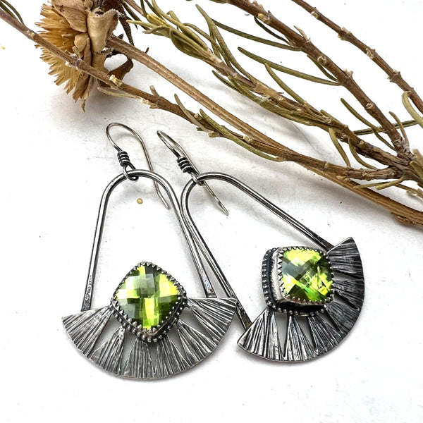 Peridot Juniper Earrings