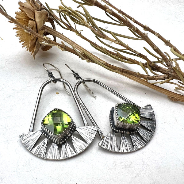 Peridot Juniper Earrings