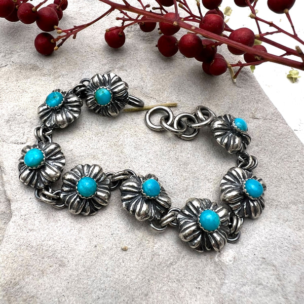 Linked Turquoise Bracelet