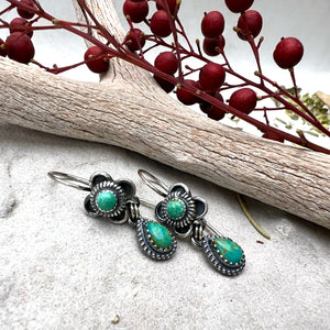 Turquoise Petite Drop Earrings