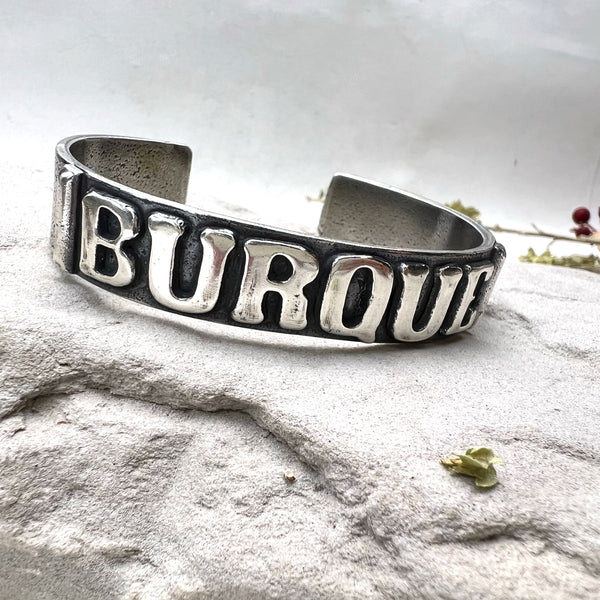 ((RESERVED)) Limited Edition: Sterling Silver Burque Cuff