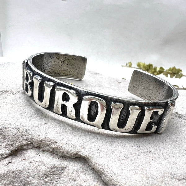 ((RESERVED)) Limited Edition: Sterling Silver Burque Cuff