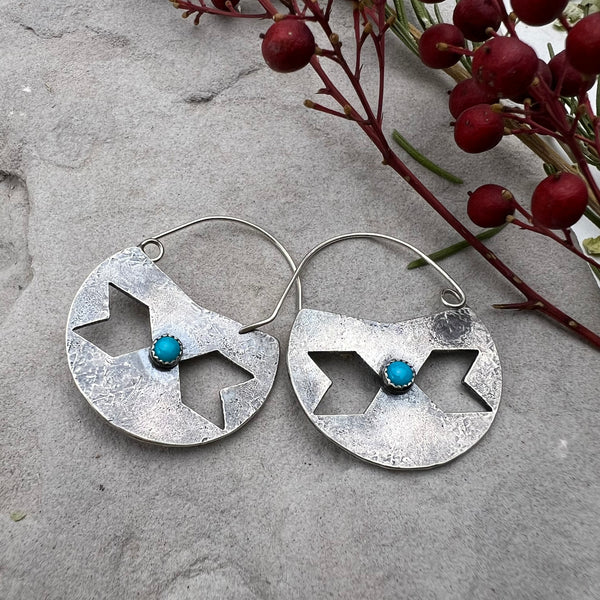 Centaury Shield Earrings