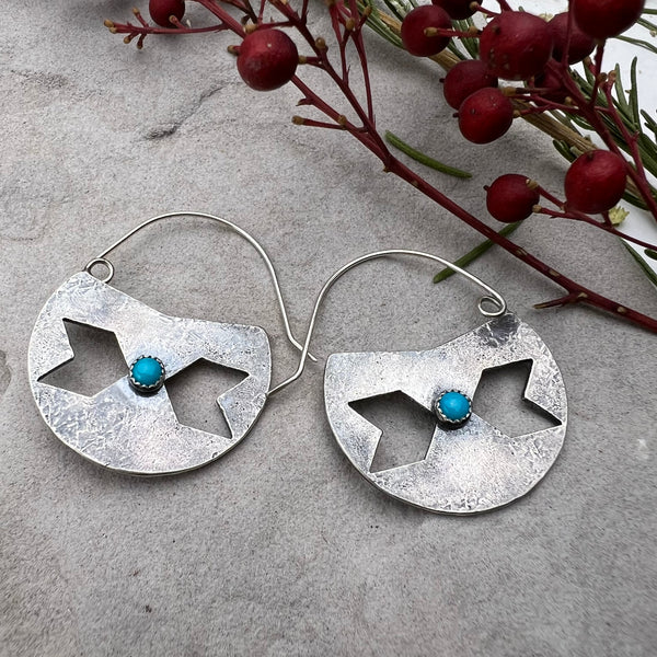 Centaury Shield Earrings