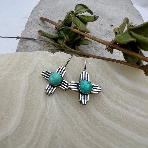 Turquoise Zia Earrings