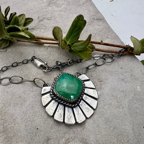 Turquoise Bloom Necklace