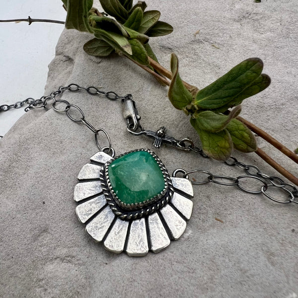 Turquoise Bloom Necklace