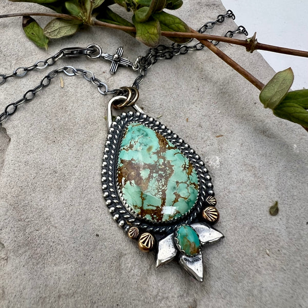 Turquoise Agave Necklace