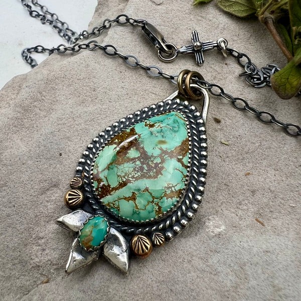 Turquoise Agave Necklace