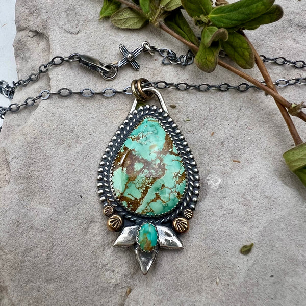 Turquoise Agave Necklace