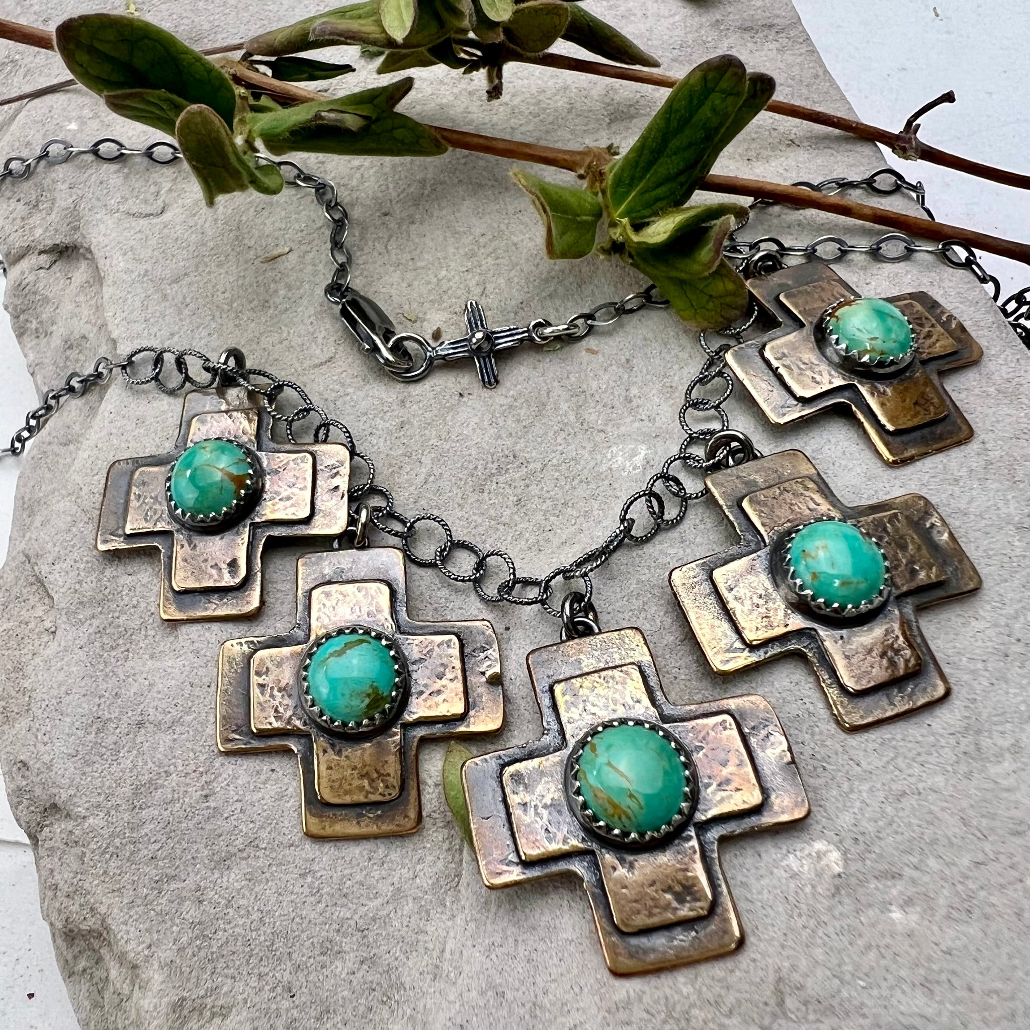 Turquoise Cruz Necklace